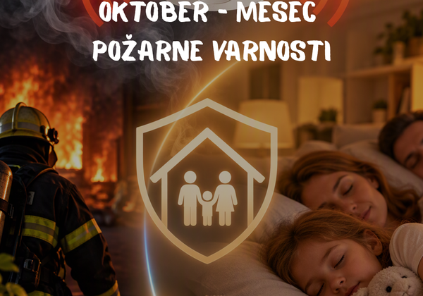 Oktober je mesec požarne varnosti